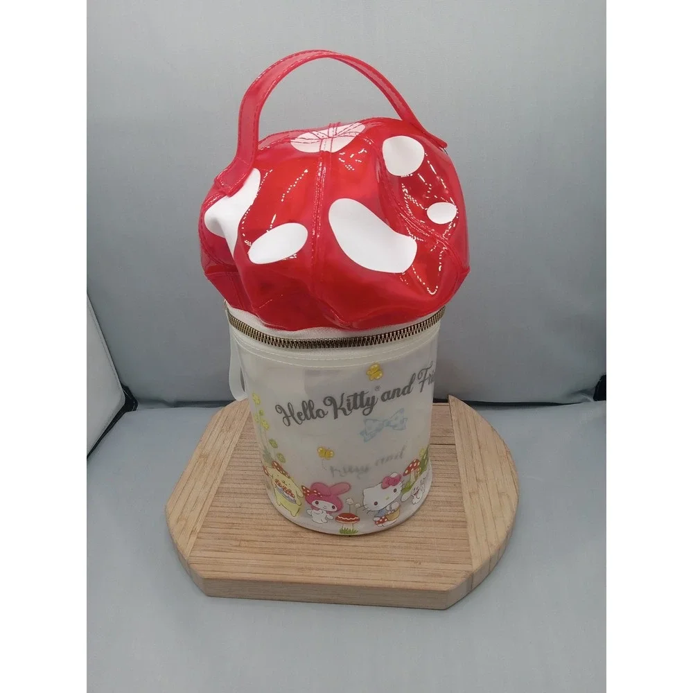Sanrio Hello Kitty & Friends Mushroom Cosmetic Makeup Bag 12